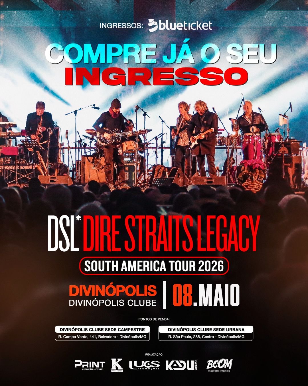19/05/2026 - Dire Streets Legacy - Divinópolis/MG