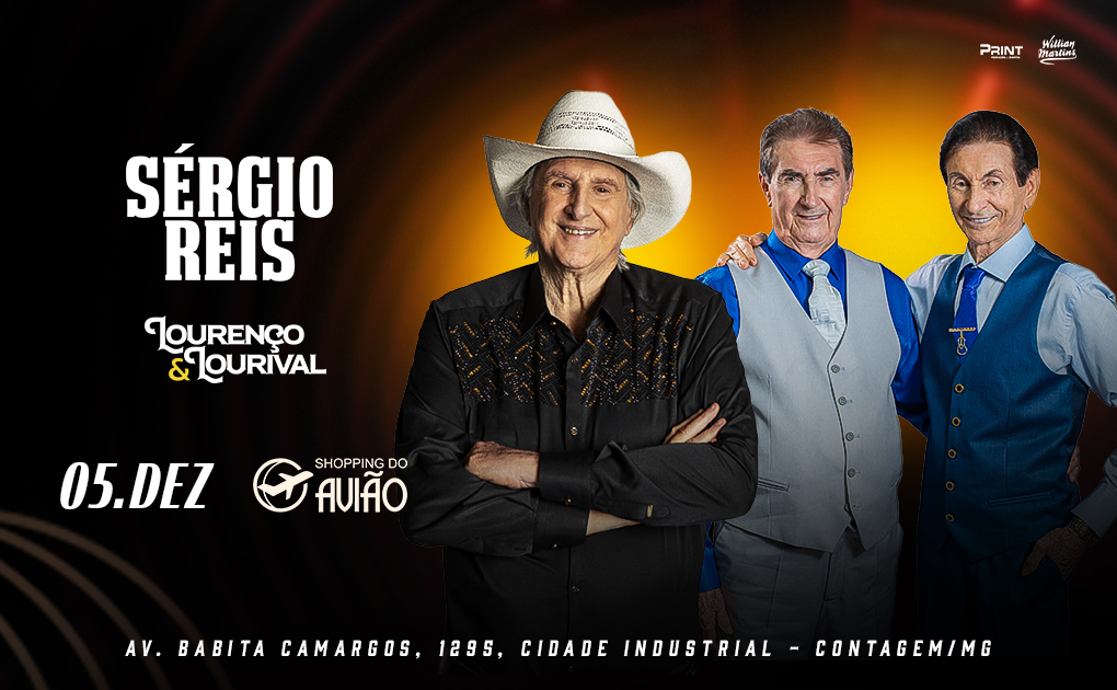 05/12/2026 - Sérgio Reis e Lourenço & Lourival- Contagem/MG